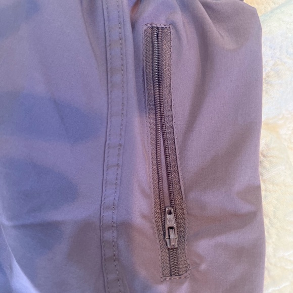 Three Pairs Bundle of Becca Size Small lined silky shorts with zip pocket. 💜🤎 - Picture 6 of 8